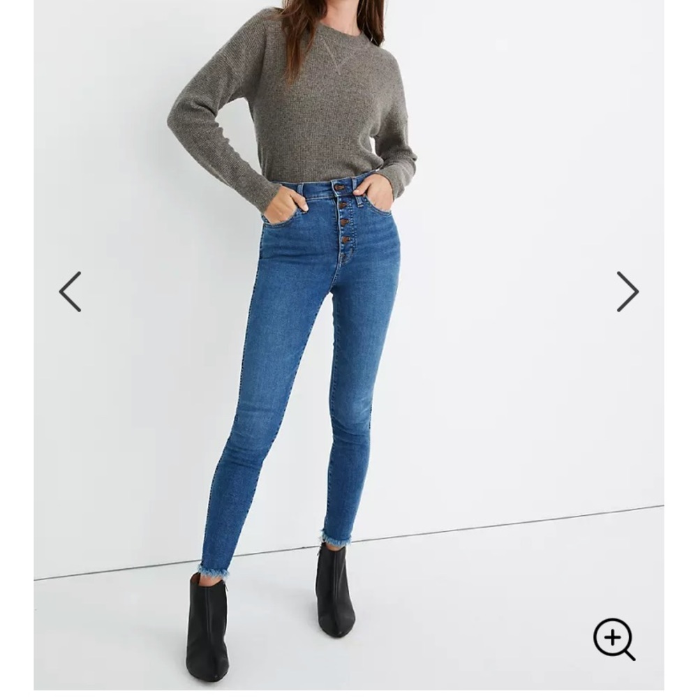 Madewell High rise skinny jeans